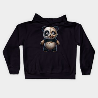 Zombie Panda - Horror Enthusiast - Fright Night Panda Tee Kids Hoodie